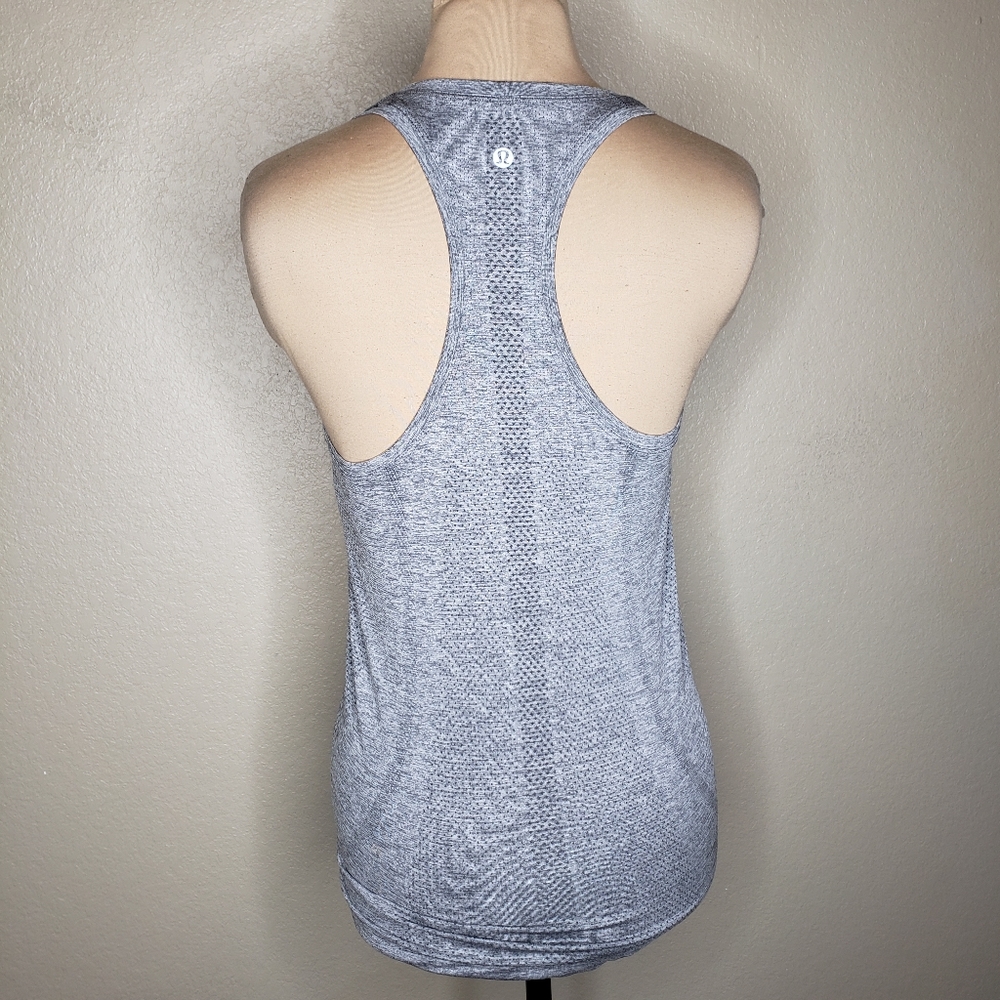Lululemon 6 gray Swiftly tech tank top - Picture 4 of 9